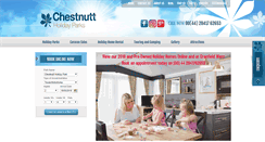 Desktop Screenshot of chestnuttholidayparks.com